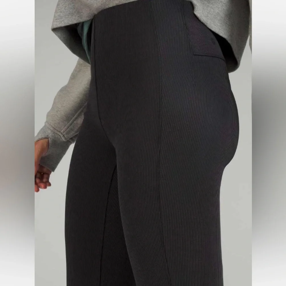 Lululemon - Softstreme Ribbed Zip Flare Pant - Picture 3 of 15
